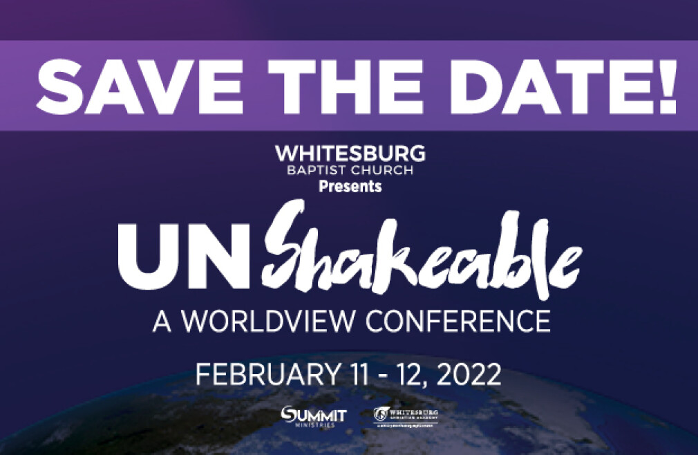 Unshakeable Worldview Conference - Day 1